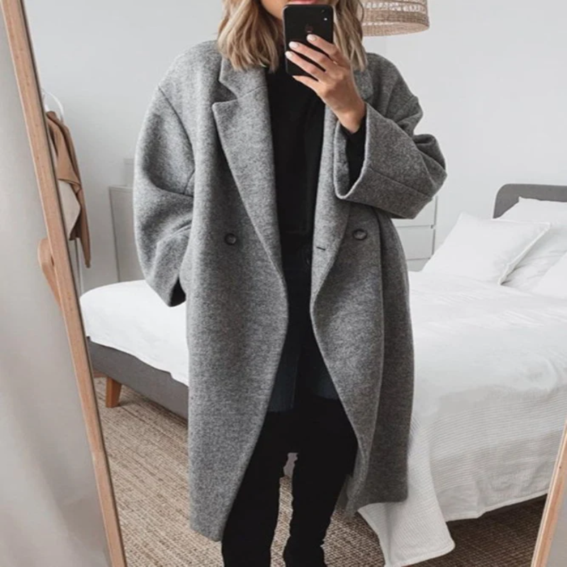 Women's Tailored Overcoat Trench Coat
