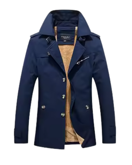 Booker | Men's Padded Trench Coat Overcoat
