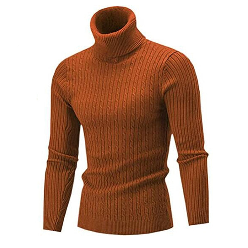 Men's Classic Warm Turtleneck Sweater
