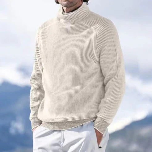 Men's Cashmere-Blend Turtleneck Sweater