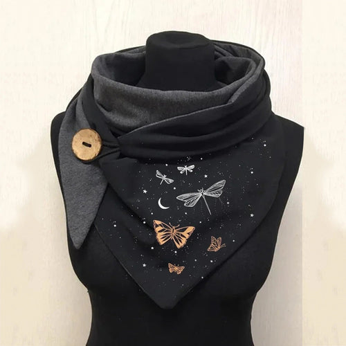 Women's Animal Print Wrap Scarf