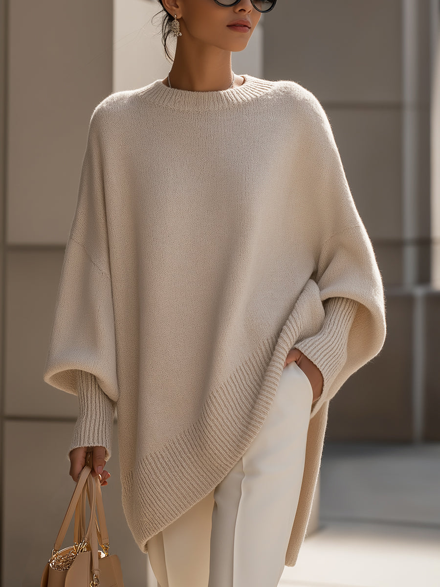 Women's Elegant Long-Sleeve Turtleneck Sweater