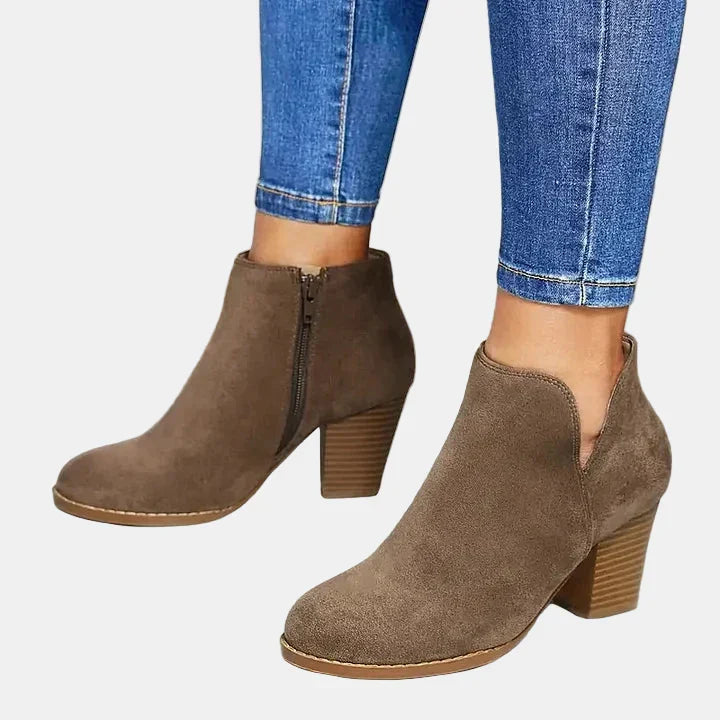 Women's Block Heel Ankle Boots
