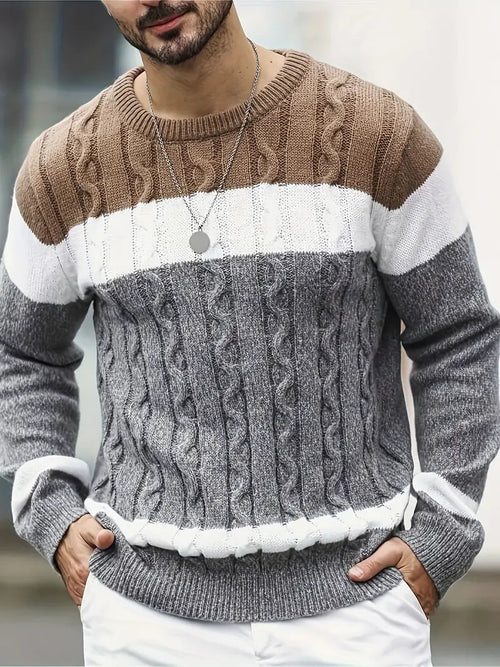 Men's Relaxed Fit Knitted Sweater