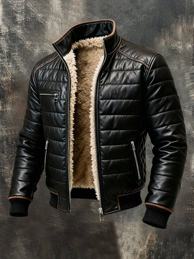 Men's Premium Plush-Lined Puffer Jacket