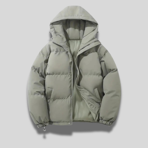 Men's Hooded Quilted Warm Winter Jacket