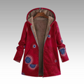 Women's Boho Print Winter Fleece Jacket