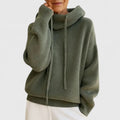 Women's Cosy Hooded Knitted Sweater