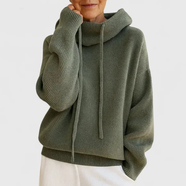 Women's Cosy Hooded Knitted Sweater