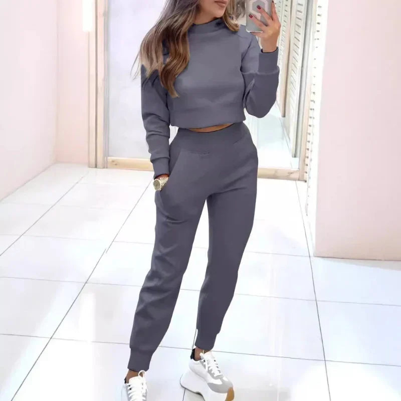 Women's Soft Loungewear Knitted Lounge Set