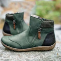 Women's Cushioned Zip-Up Ankle Winter Boots