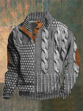Men's Patterned Cosy Knitted Sweater