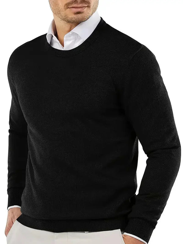 Men's Essential Crew Neck Knitted Sweater
