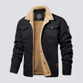 Men's Sherpa-Lined Winter Fleece Jacket