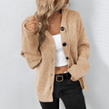Women's Hooded Knitted Cardigan