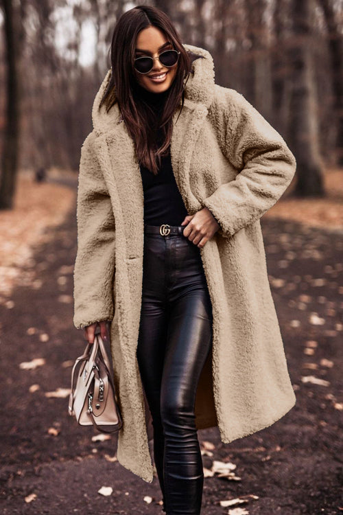 Women's Hooded Longline Winter Trench Coat