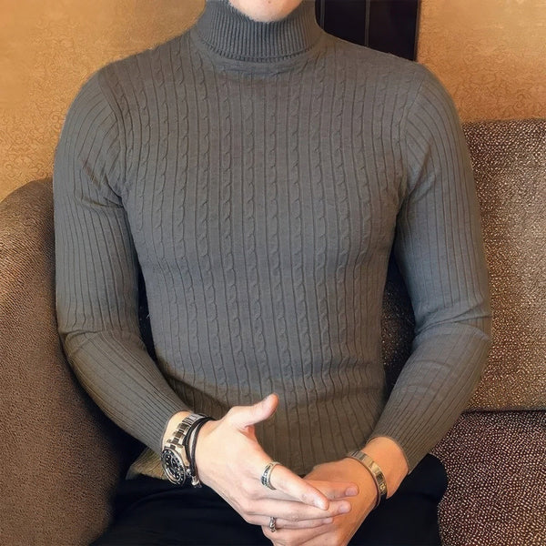 Men's Winter Warm Turtleneck Sweater