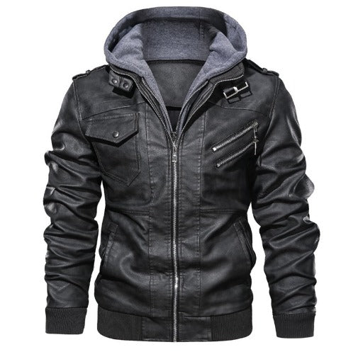 Albert | Men's Leather Jacket Bomber Faux