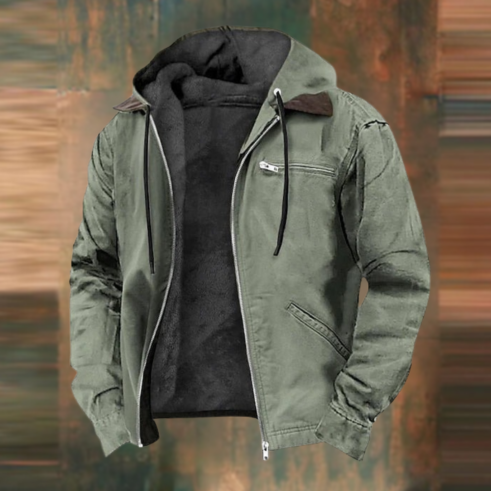 Anders | Men's Faux Leather Jacket Biker