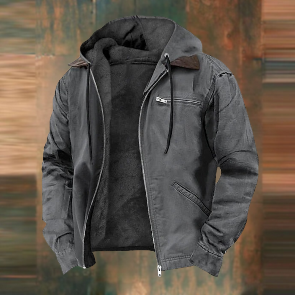 Anders | Men's Faux Leather Jacket Biker