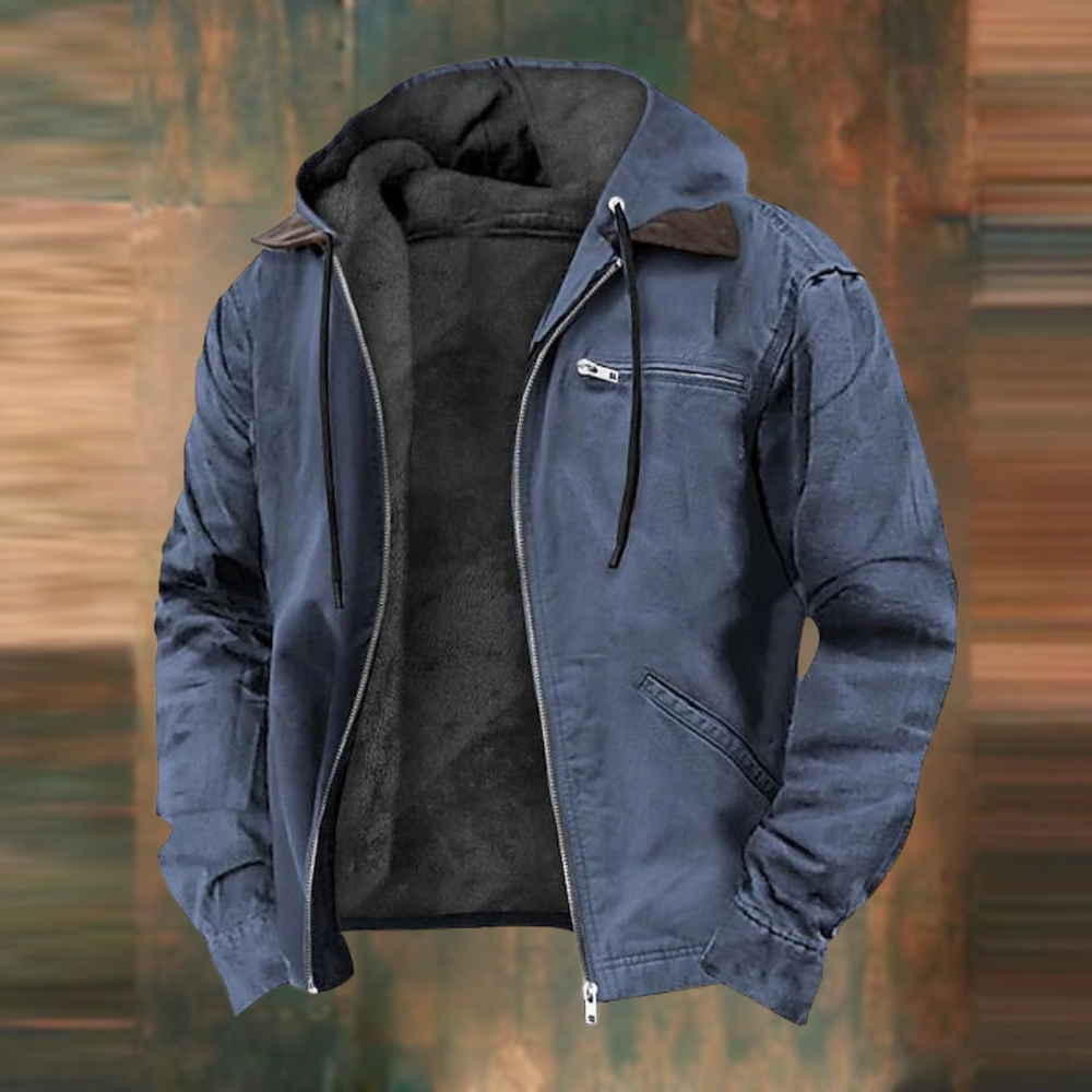 Anders | Men's Faux Leather Jacket Biker
