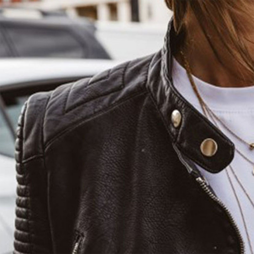 Arabella | Women's Genuine Leather Jacket Zip up