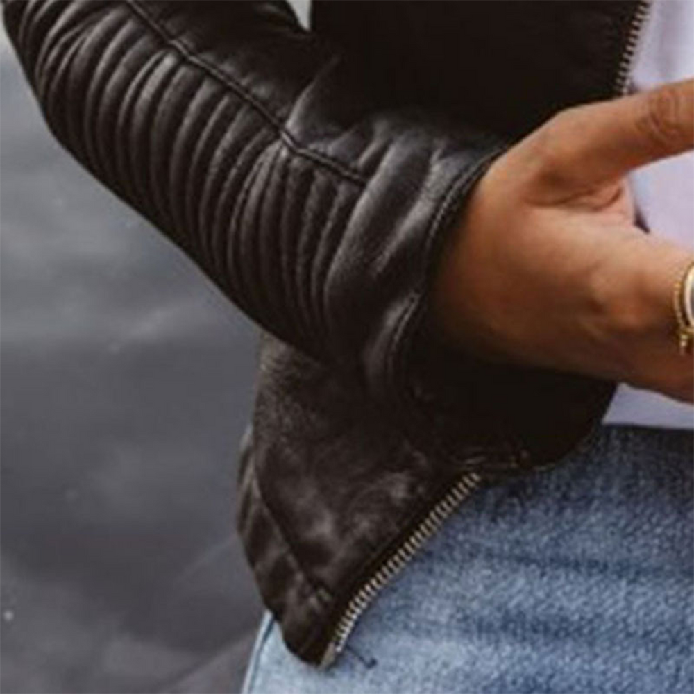 Arabella | Women's Genuine Leather Jacket Zip up