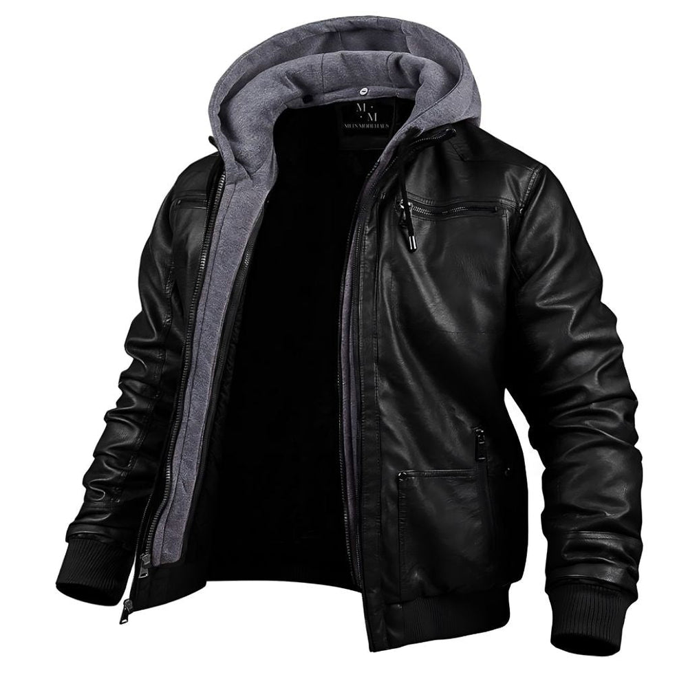Armand | Men's Leather Jacket Winter Bomber