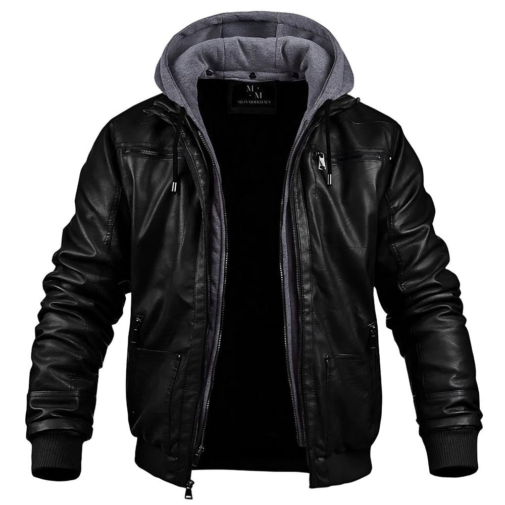 Armand | Men's Leather Jacket Winter Bomber