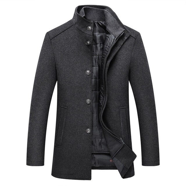 Atticus | Men's Trench Coat Overcoat Long