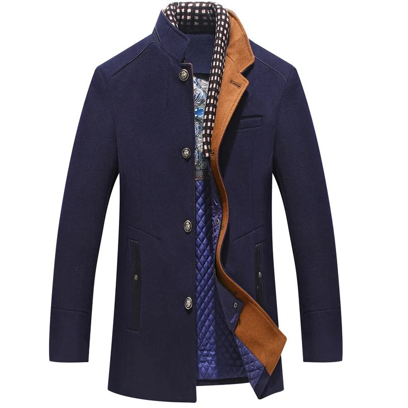 Augustine | Men's Trench Coat Overcoat Wool