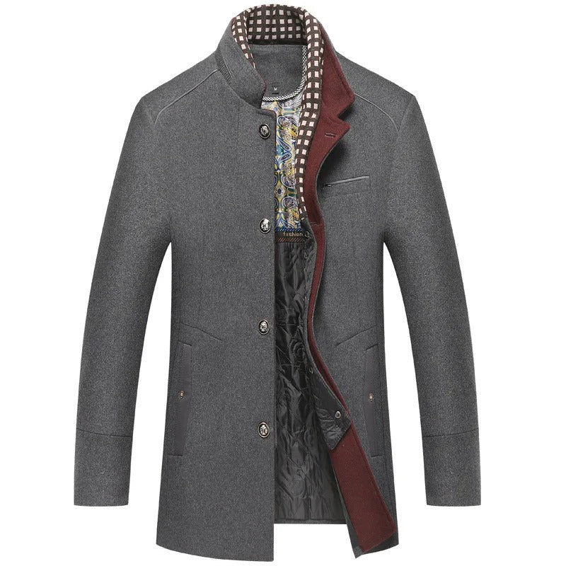 Augustine | Men's Trench Coat Overcoat Wool