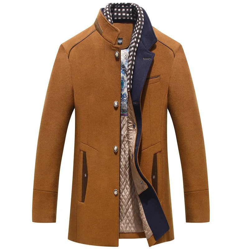 Augustine | Men's Trench Coat Overcoat Wool