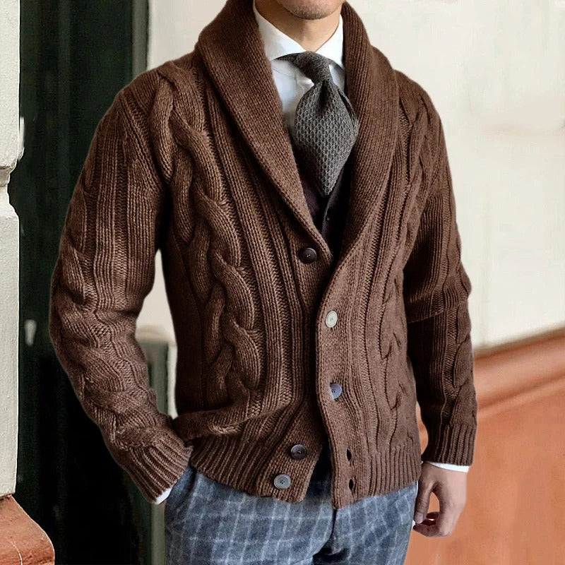 Baldwin | Men's Knit Cardigan Button Up Wool