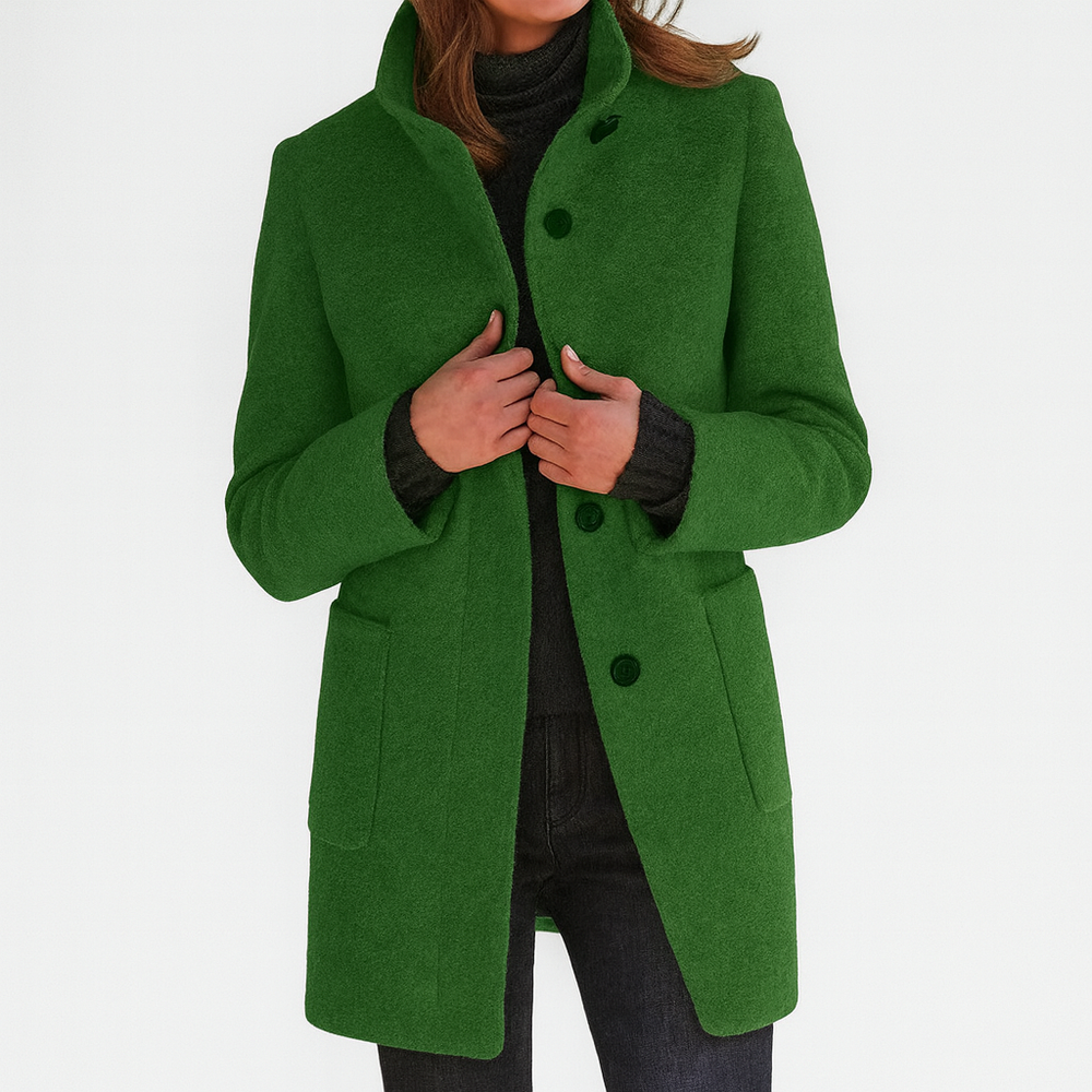 Belle | Women's Belted Classic Trench Coat Long