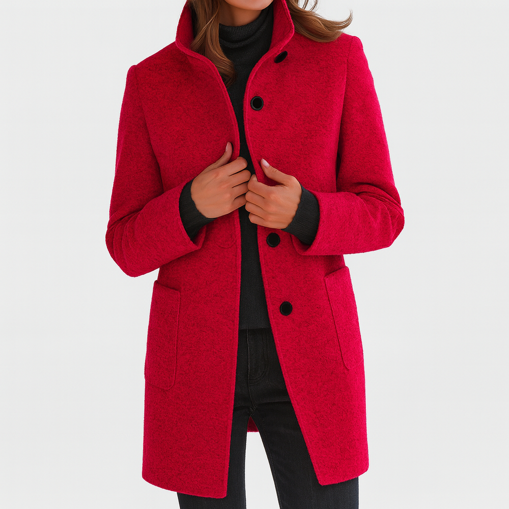Belle | Women's Belted Classic Trench Coat Long