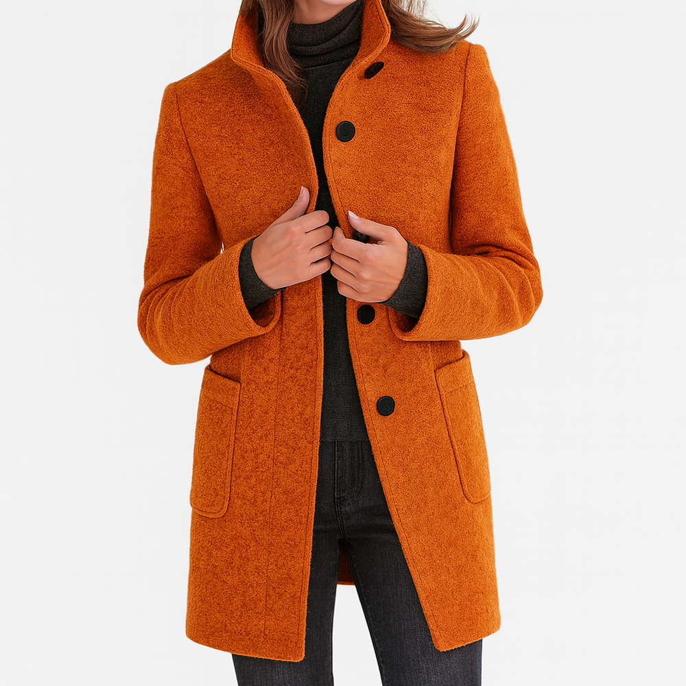 Belle | Women's Belted Classic Trench Coat Long