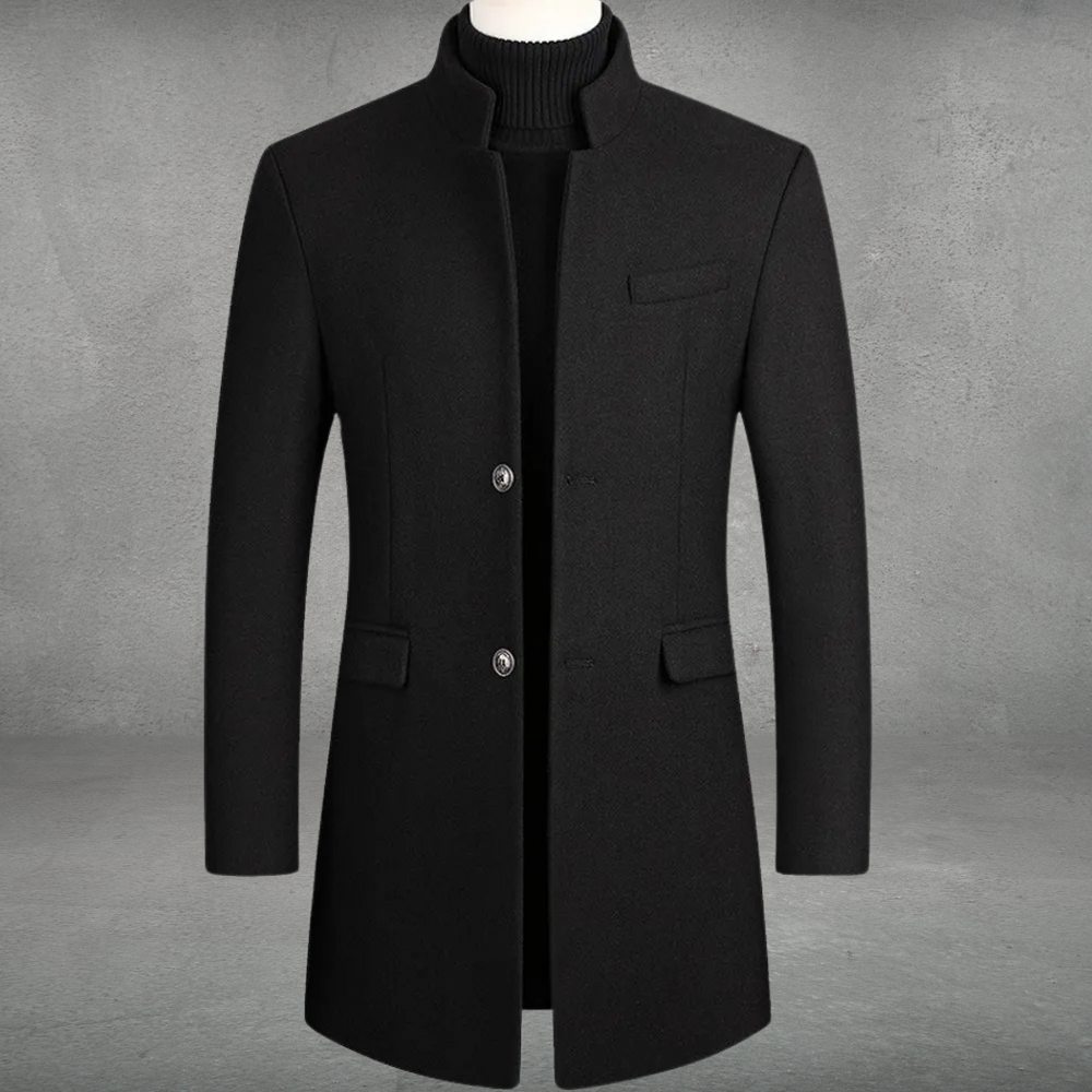 Bertram | Men's Trench Coat Overcoat Long Winter