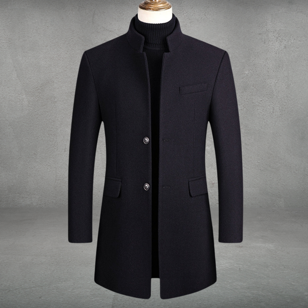 Bertram | Men's Trench Coat Overcoat Long Winter