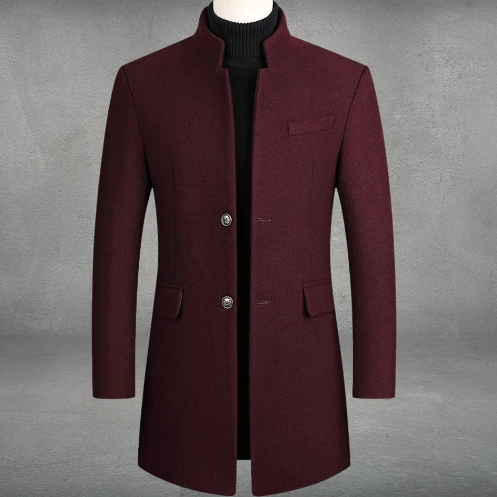Bertram | Men's Trench Coat Overcoat Long Winter