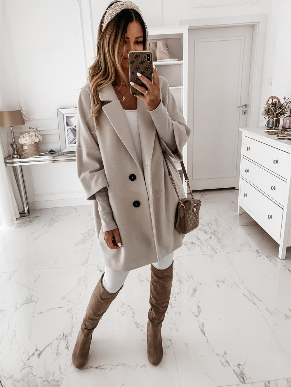 Bianca | Women's Oversized Trench Coat Long Classic