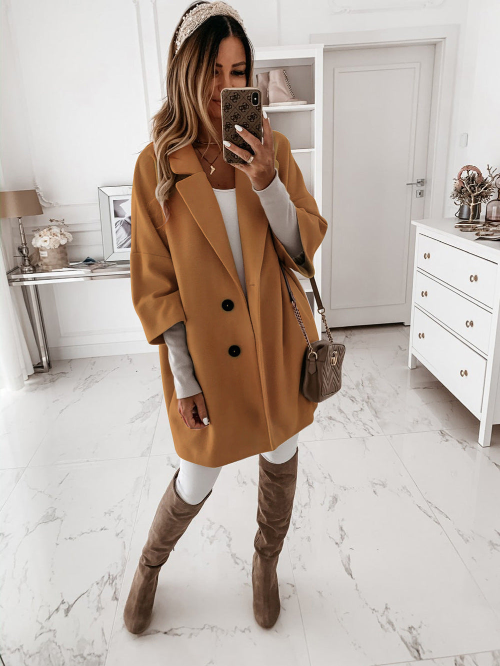 Bianca | Women's Oversized Trench Coat Long Classic