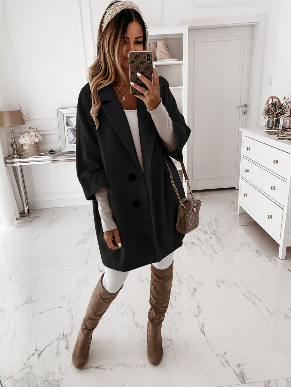 Bianca | Women's Oversized Trench Coat Long Classic