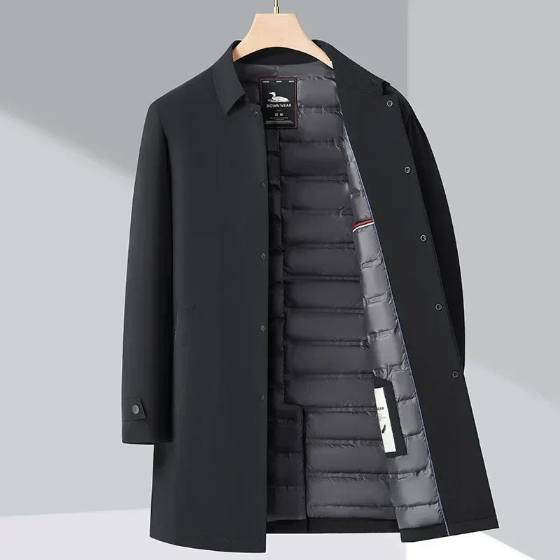 Blaise | Men's Padded Trench Coat Winter