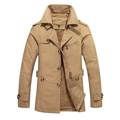 Booker | Men's Padded Trench Coat Overcoat