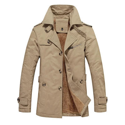 Booker | Men's Padded Trench Coat Overcoat