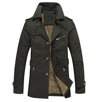 Booker | Men's Padded Trench Coat Overcoat