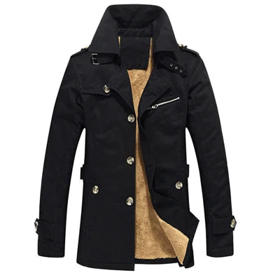 Booker | Men's Padded Trench Coat Overcoat