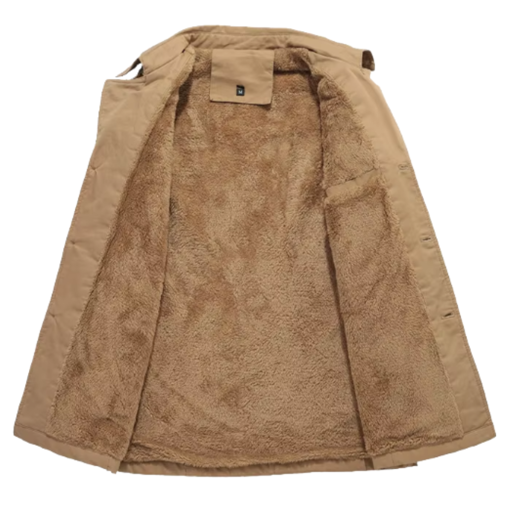 Booker | Men's Padded Trench Coat Overcoat