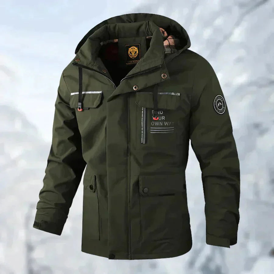 Caleb | Men's Waterproof Rain Jacket Softshell